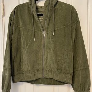 Corduroy bomber jacket